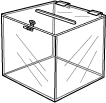 plastic ballot box