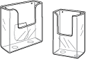 plastic wall brochure holders