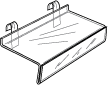 cheap gridwall shelf